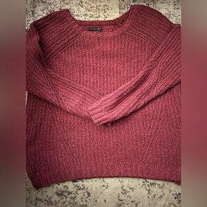 American Eagle Outfitters Women's Sweater - Rich Burgundy